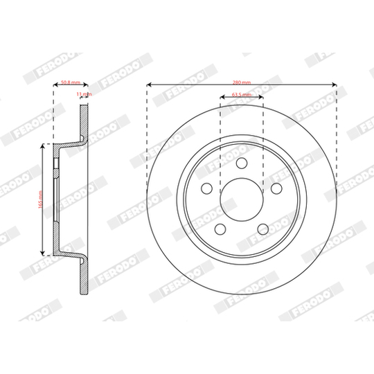 DDF3123 - Brake Disc 