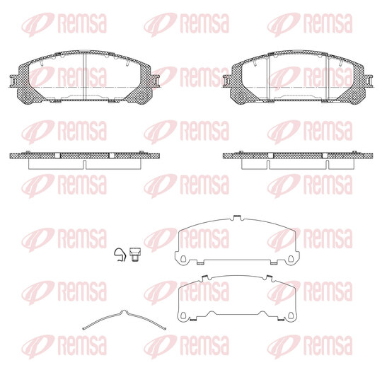 1312.40 - Brake Pad Set, disc brake 