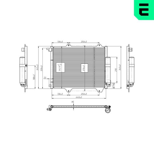Condenser, air conditioning
