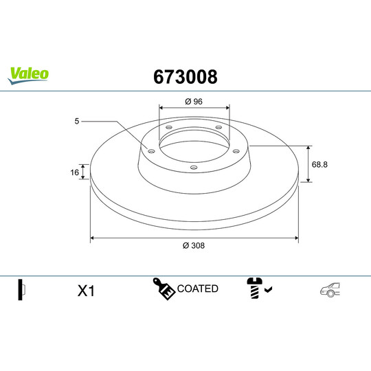 673008 - Brake Disc 