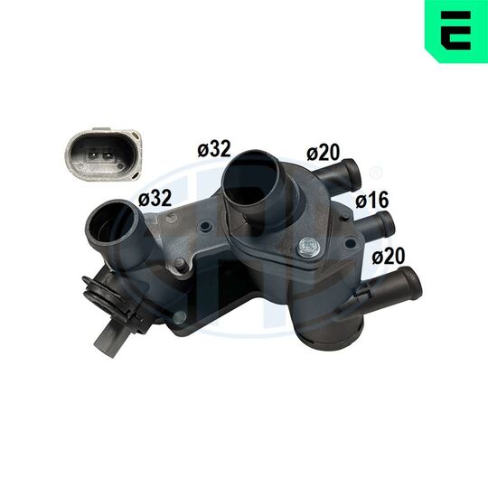 350622A - Thermostat, coolant 