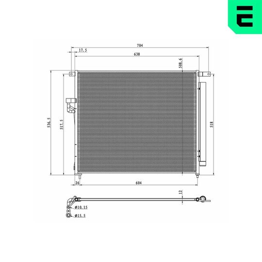 Condenser, air conditioning