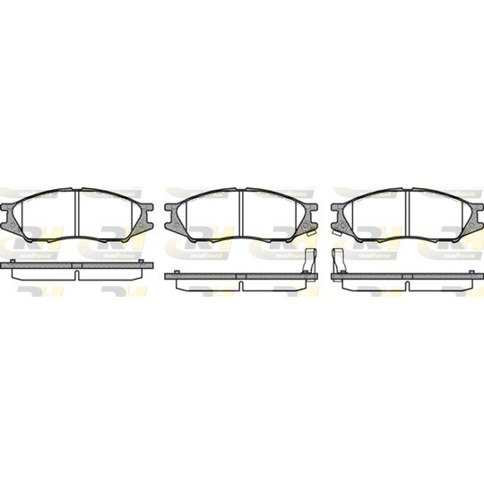 21123.02 - Brake Pad Set, disc brake 