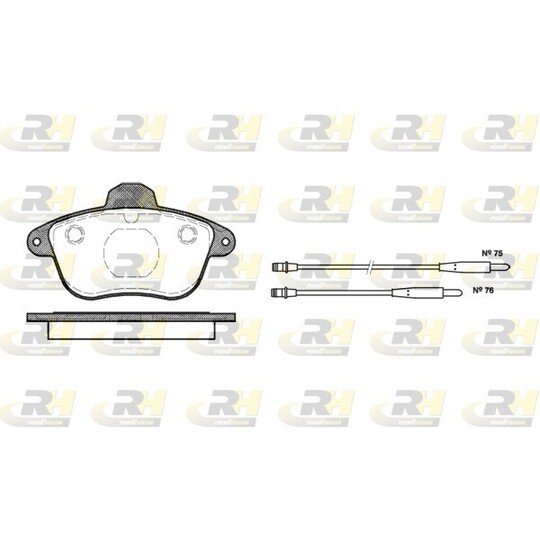 2401.04 - Brake Pad Set, disc brake 