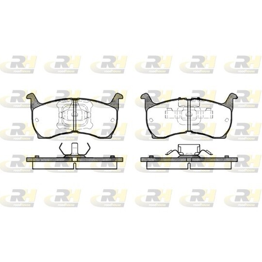 2164.00 - Brake Pad Set, disc brake 