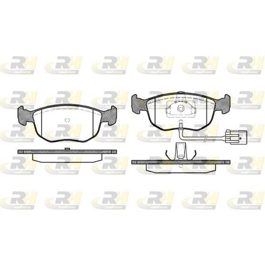 2575.02 - Brake Pad Set, disc brake 