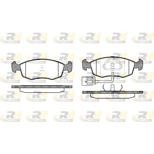 2172.22 - Brake Pad Set, disc brake 