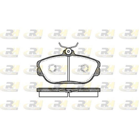2453.00 - Brake Pad Set, disc brake 