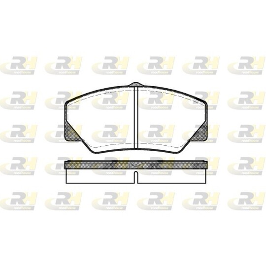 2206.00 - Brake Pad Set, disc brake 