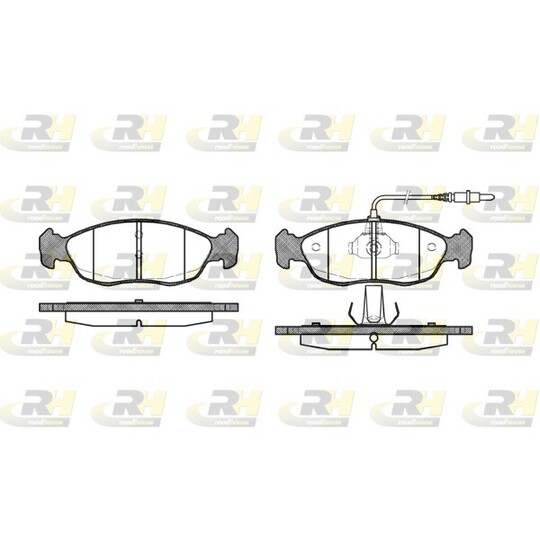 2461.02 - Brake Pad Set, disc brake 