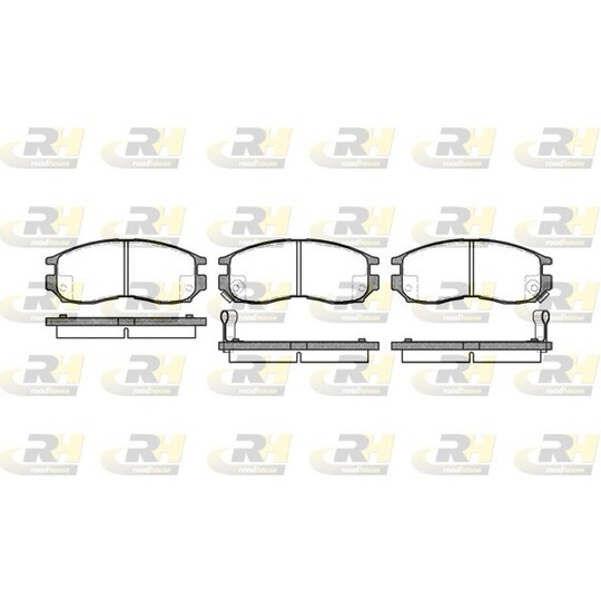2460.02 - Brake Pad Set, disc brake 