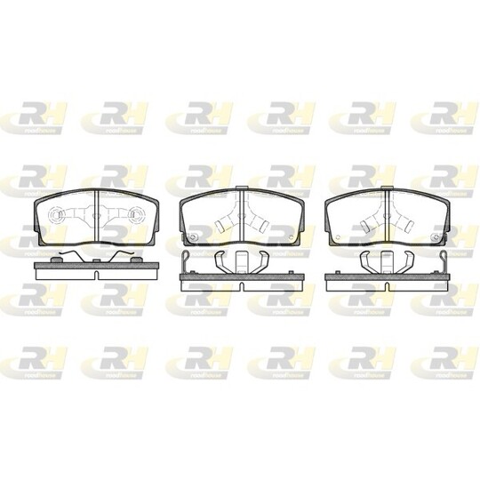 2254.02 - Brake Pad Set, disc brake 