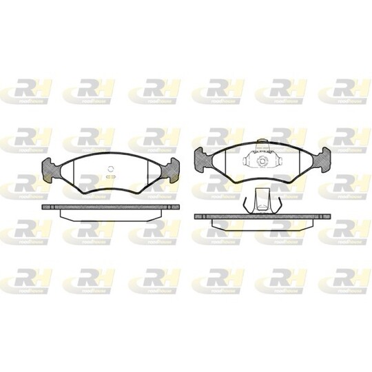2119.10 - Brake Pad Set, disc brake 