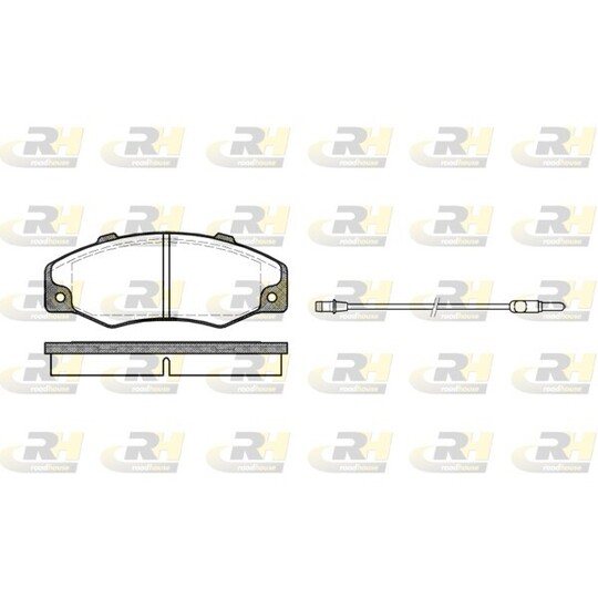 2220.02 - Brake Pad Set, disc brake 