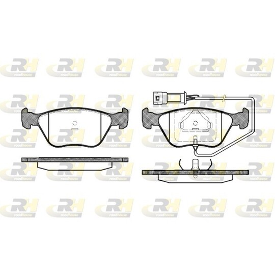 2437.02 - Brake Pad Set, disc brake 