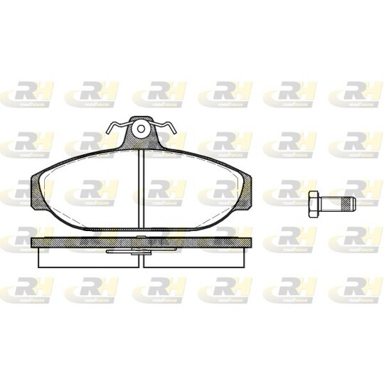 2156.00 - Brake Pad Set, disc brake 
