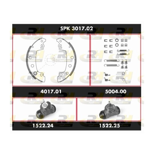 SPK 3017.02 - Brake Set, drum brakes 