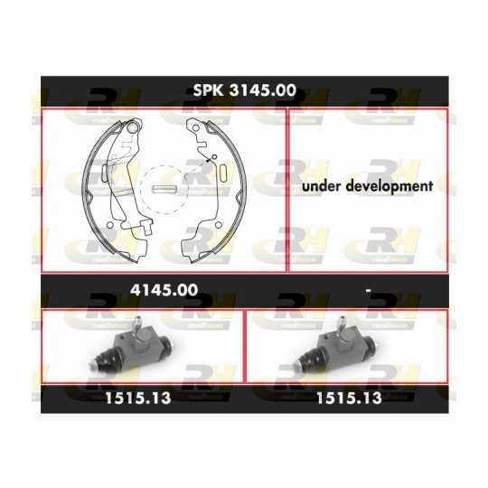 SPK 3145.00 - Brake Set, drum brakes 