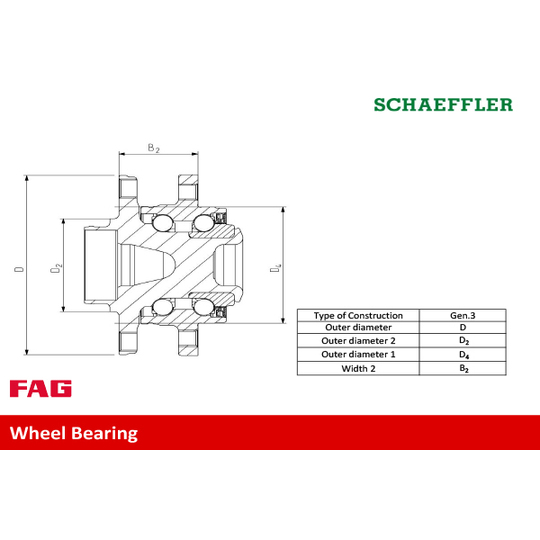 713 6322 90 - Wheel Bearing Kit 