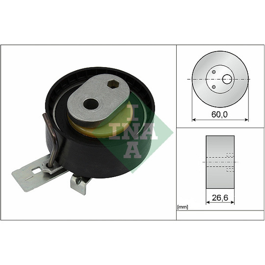531 0938 10 - Tensioner Pulley, timing belt 