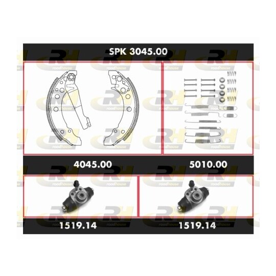 SPK 3045.00 - Brake Set, drum brakes 