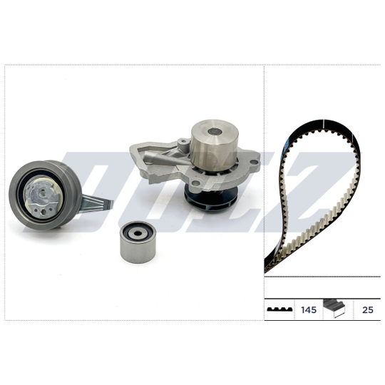 KD253 - Water Pump & Timing Belt Set 
