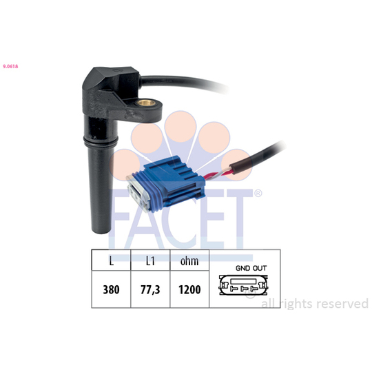 9.0618 - RPM Sensor, automatic transmission 