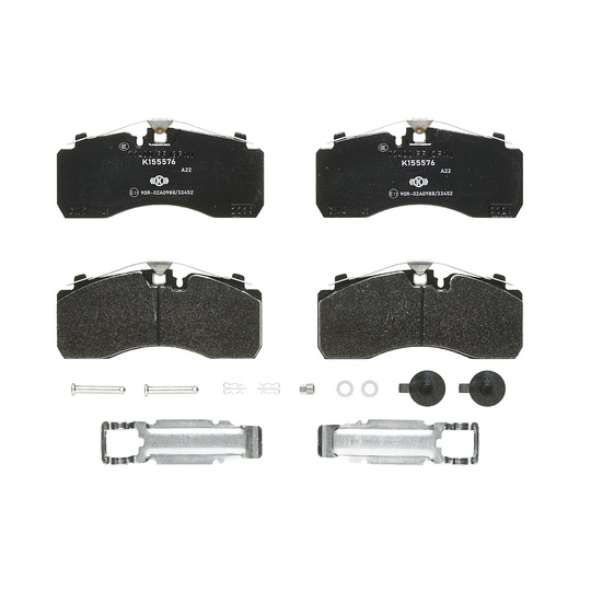 P A6 328S - Brake Pad Set, disc brake 