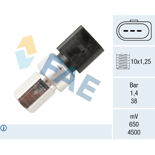 15805 - Pressure Switch, air conditioning 