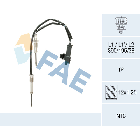 68611 - Sensor, exhaust gas temperature 