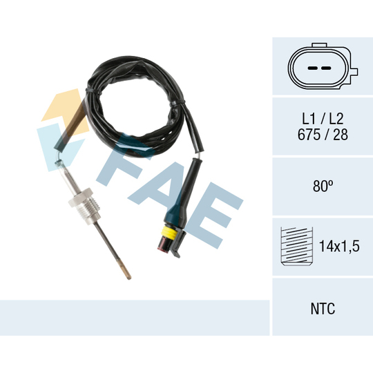 68609 - Sensor, exhaust gas temperature 