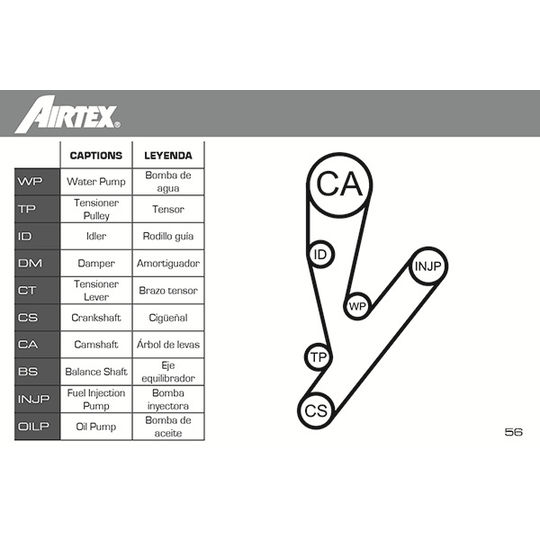 WPK-182701 - Water Pump & Timing Belt Set 