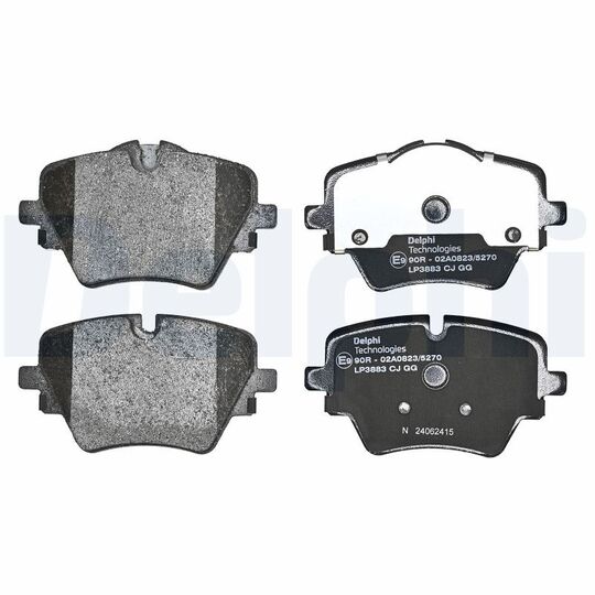 LP3883 - Brake Pad Set, disc brake 