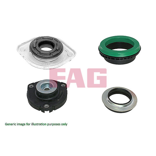 Anti-Friction Bearing, suspension strut support mounting