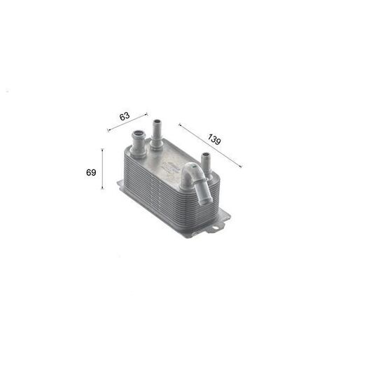 CLC 72 000S - Oil Cooler, automatic transmission 
