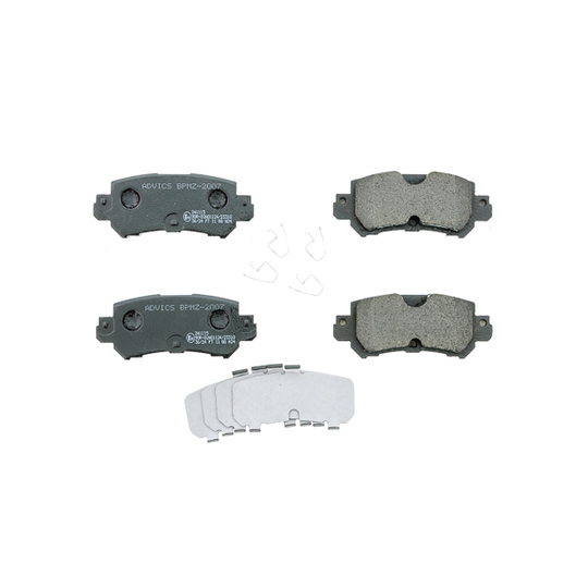BPMZ-2007 - Brake Pad Set, disc brake 