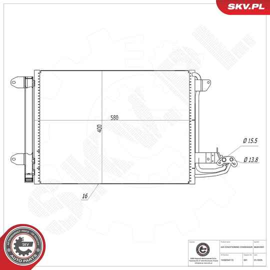 Condenser, air conditioning