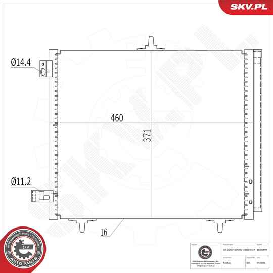 Condenser, air conditioning