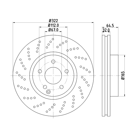 8DD 355 128-791 - Brake Disc 