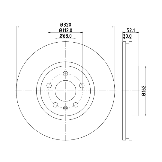 8DD 355 129-231 - Brake Disc 