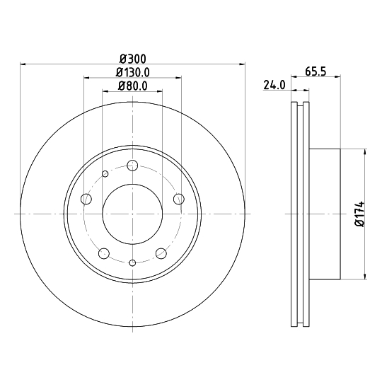 8DD 355 127-821 - Brake Disc 