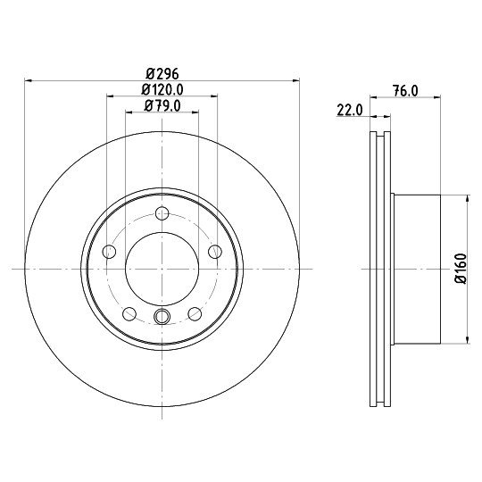 8DD 355 127-251 - Brake Disc 