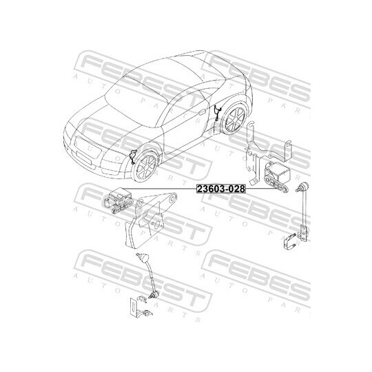 23603-028 - Sensor, headlight levelling 