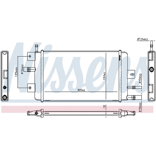 Radiator, engine cooling