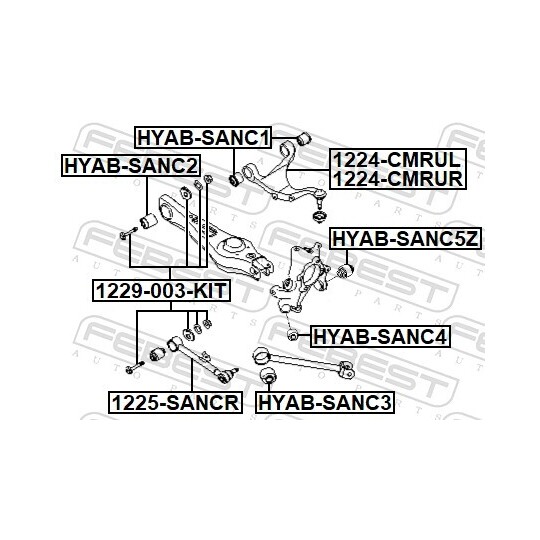 1224-CMRUR - Track Control Arm 