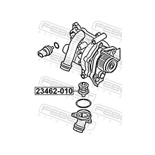 23462-010 - Thermostat, coolant 