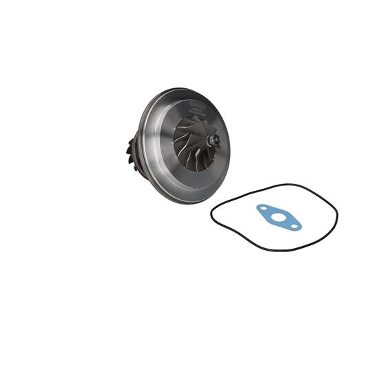 Core assembly, turbocharger