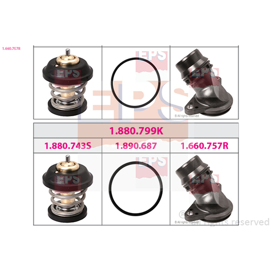 1.660.757R - Coolant Flange 