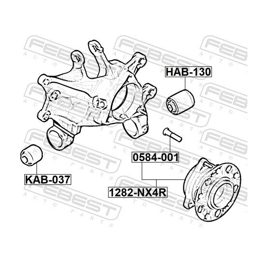 2282-NQ52WDRM - Wheel hub 