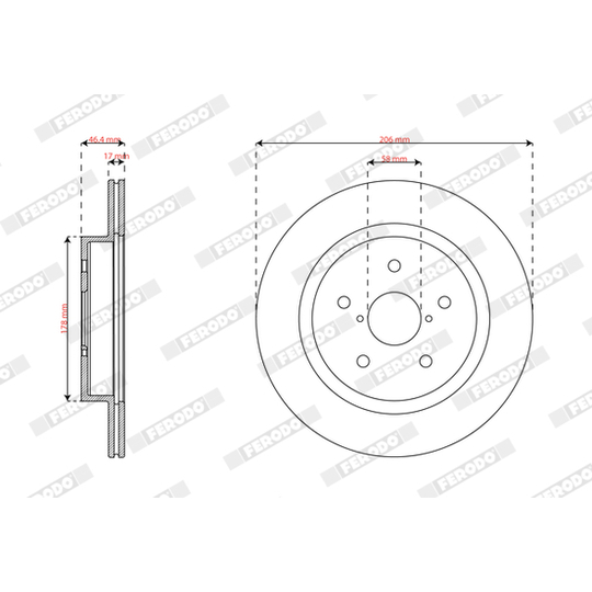DDF2638C - Brake Disc 